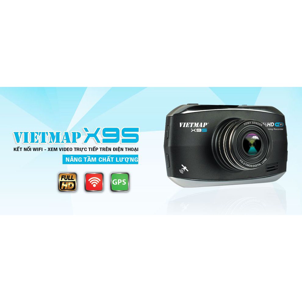 Camera hành trình Thái Nguyên VIETMAP X9S chính hãng