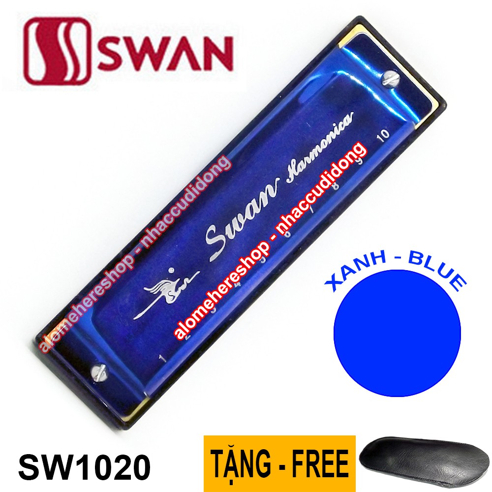 Kèn harmonica Swan SW1020 Key C 10 lỗ