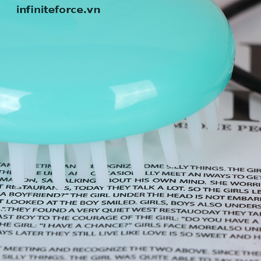 Lược Silicone Mát Xa Da Đầu Tiện Dụng