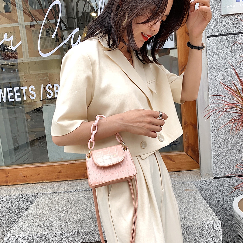 Túi xách đeo chéo kích thước nhỏ phong cách Hàn thời trang cho nữ IELGY