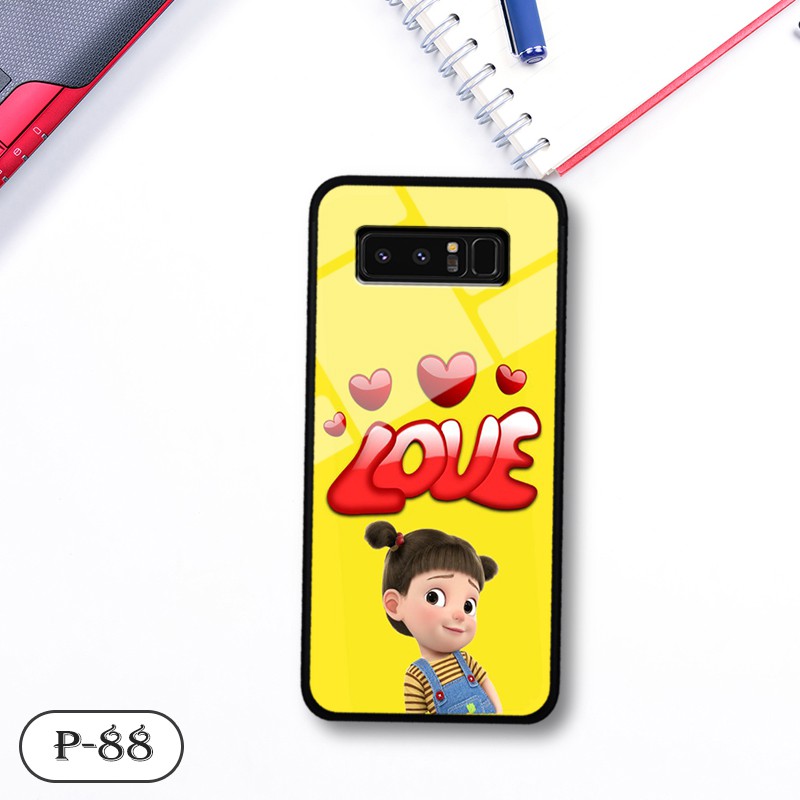 Ốp kính in hình cute SAMSUNG NOTE 8