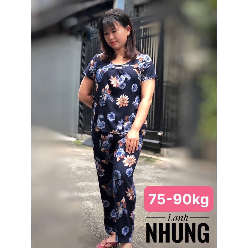 Đồ bộ BIGSIZE dài tole/đũi/lanh. hongduyen_2188