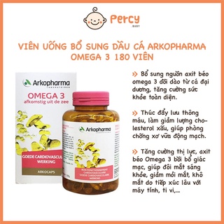 Viên uống bổ sung dầu cá arkopharma omega 3 180 viên