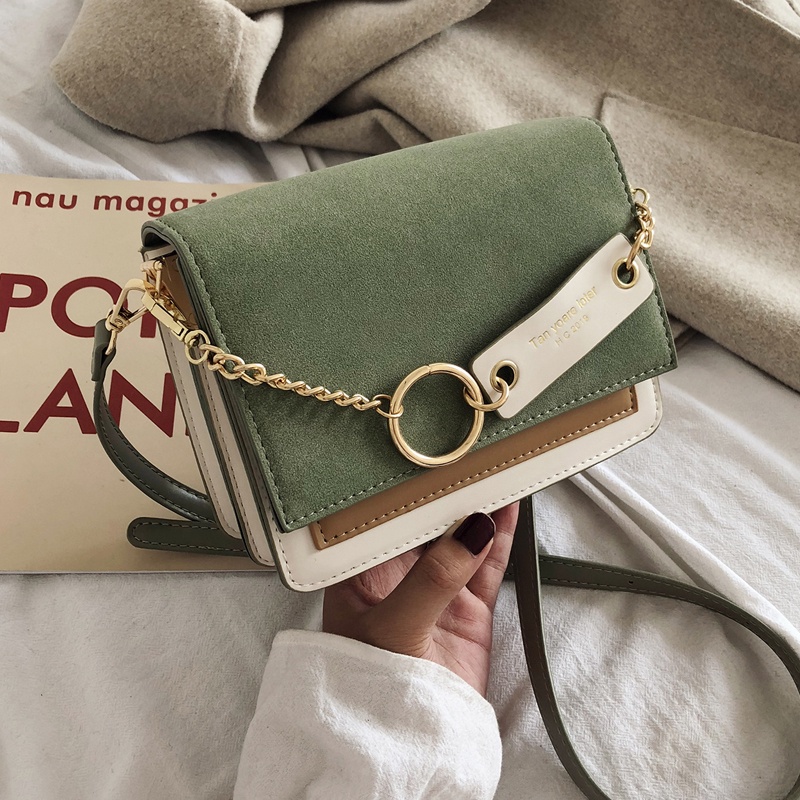 Túi xách nữ kiểu bìa thư phối màu - Túi đeo chéo Style Ulzzang Hàn Quốc