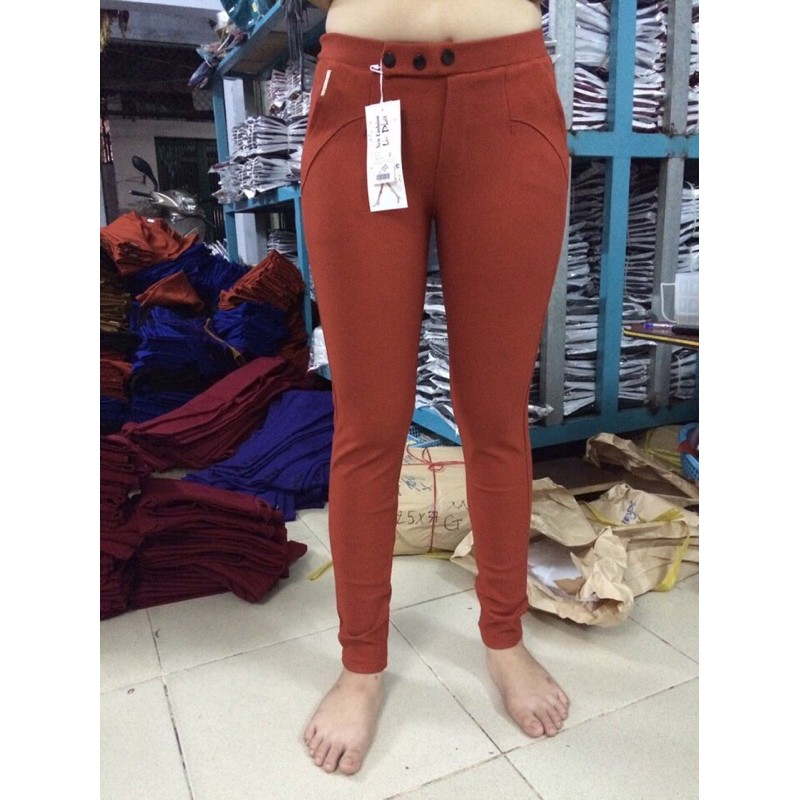 Quần dài cotton lưng thun