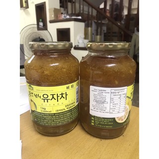 Chanh Đào Mật Ong Hàn Quốc(Lọ 1kg)