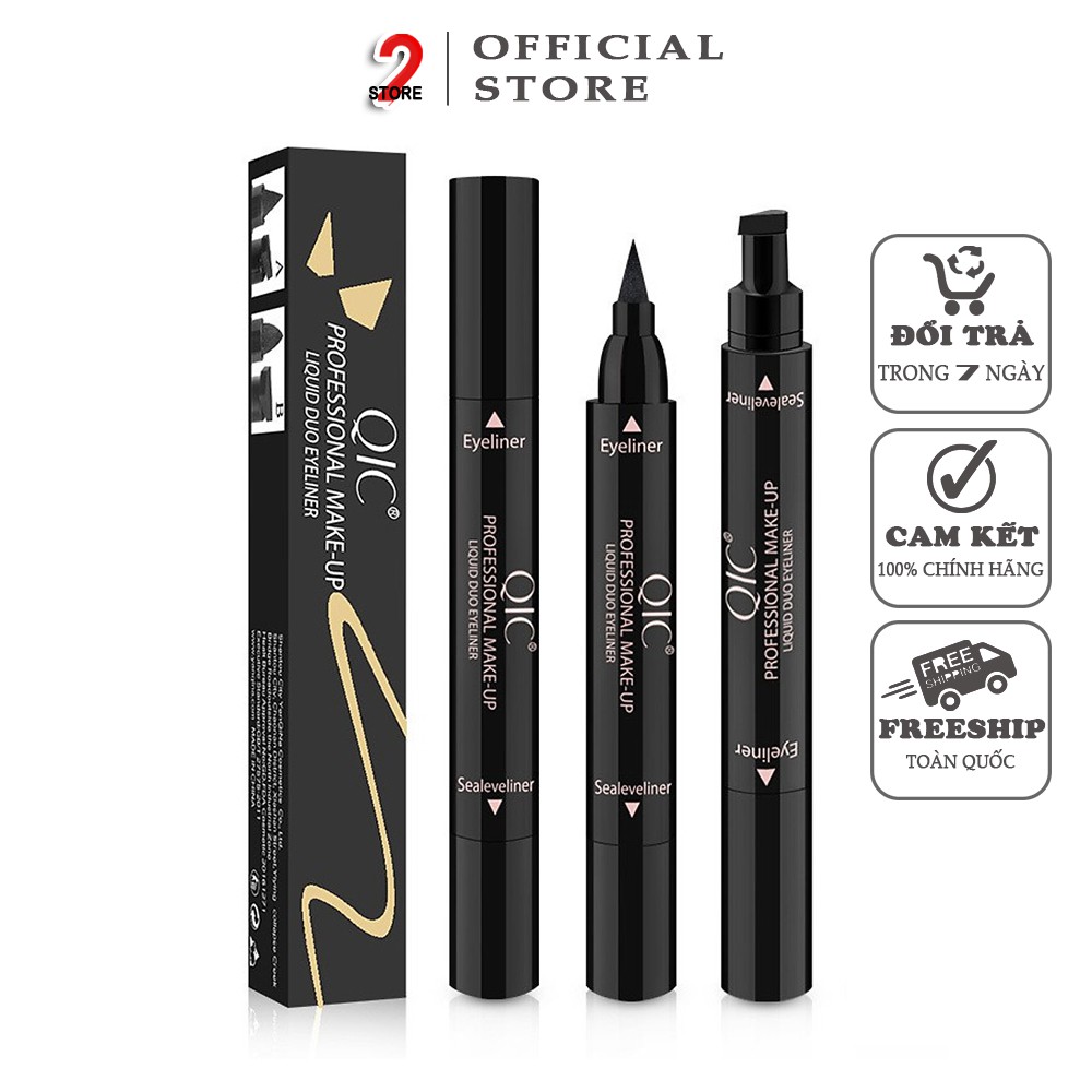 Bút Kẻ Mắt Hai Đầu Định Hình Lâu Trôi