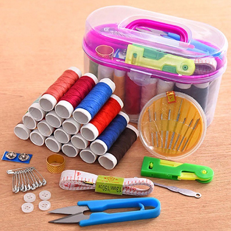 Hộp kim chỉ đa năng 24 món 100% như hình
