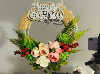 Vòng nguyệt quế noel