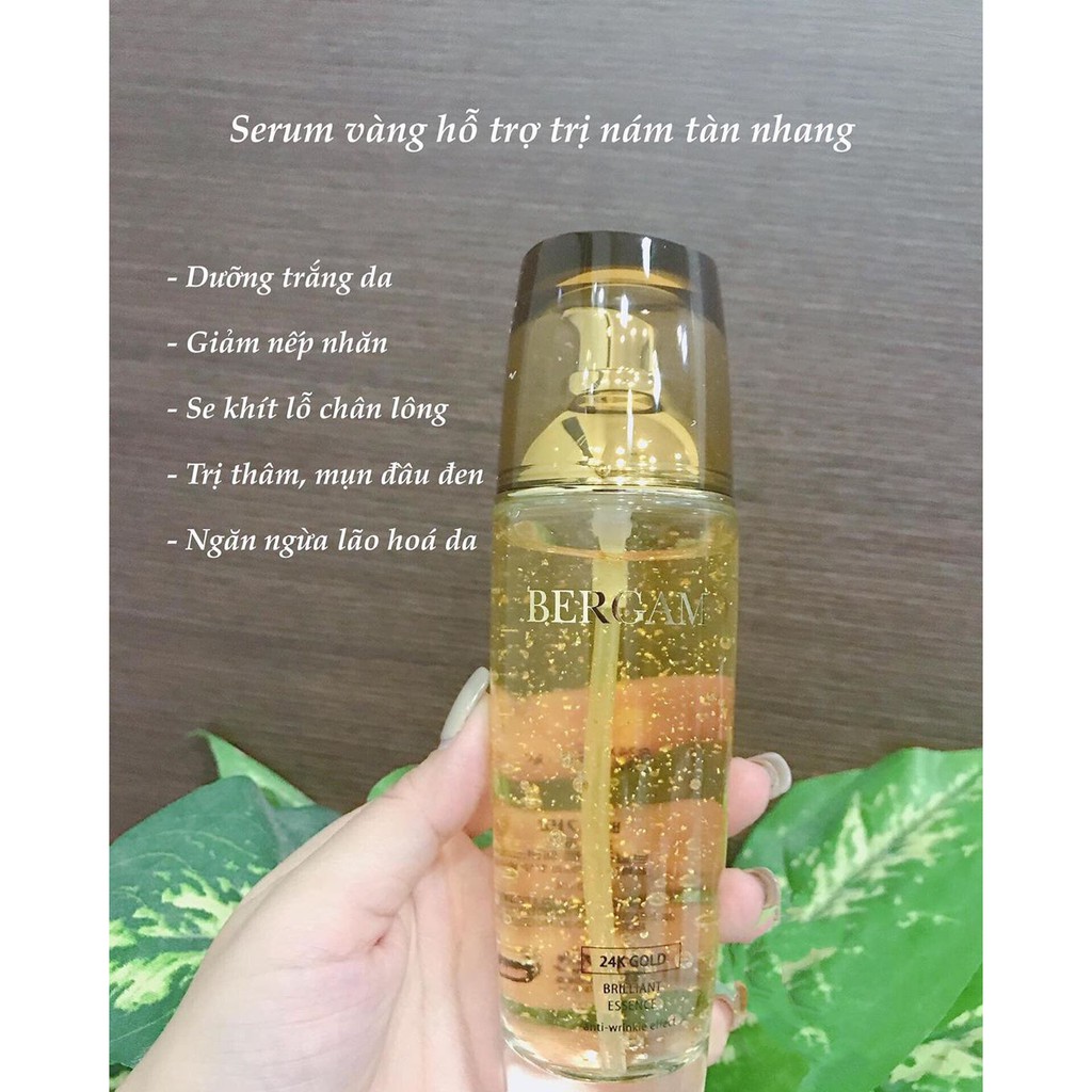 SERUM BERGAMO TRĂNG DA CHỐNG LÃO HÓA GOLD 24K &amp; WHITE VITA