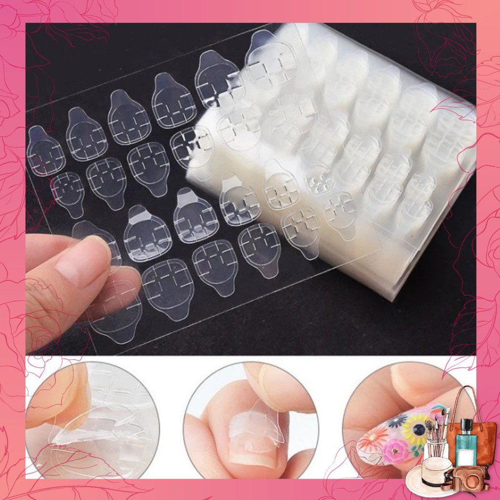 Nhãn dán móng tay trong suốt chống thấm nước không hại móng
