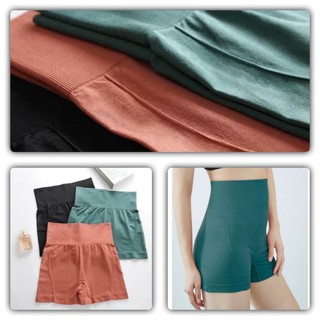 Quần đùi ngố tập GYM YOGA nữ cạp cao