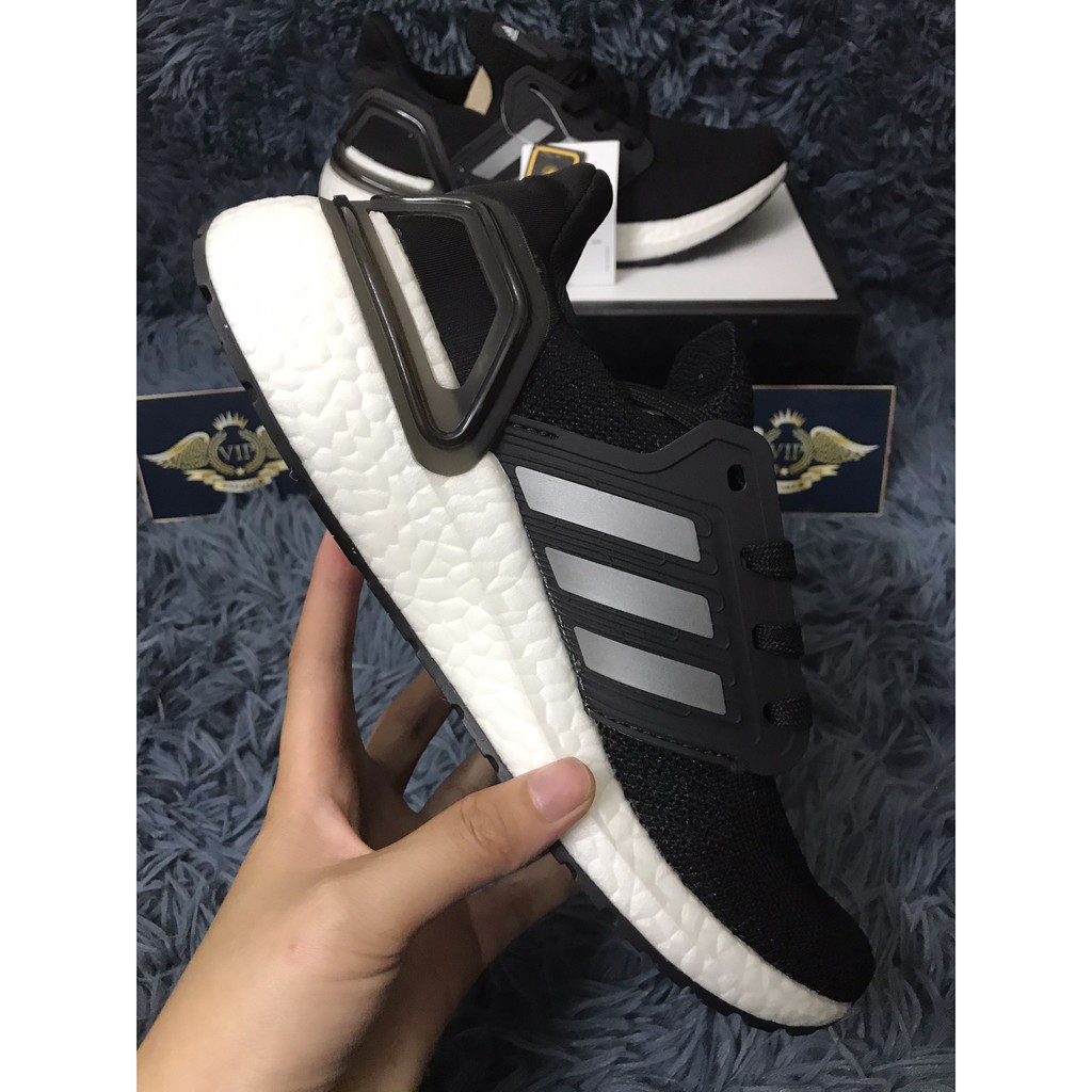 Giày Adidas Ultraboost 6.0 Đen Sọc Bạc - 1.1 + Tặng Thêm 1 bộ dây + Full Box + Full Bill + Full Phụ Kiện | WebRaoVat - webraovat.net.vn