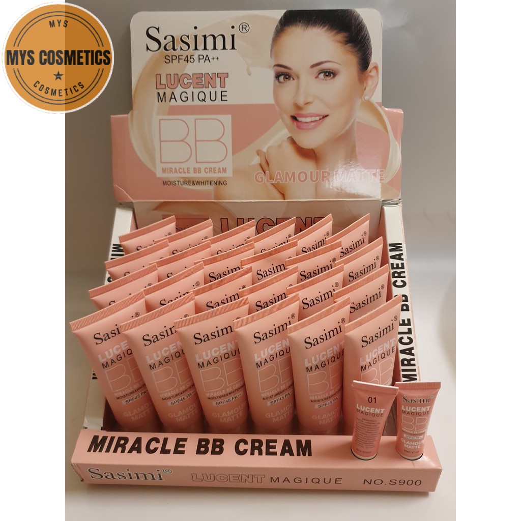 Tuýp kem lót che khuyết điểm BB SASIMI Mys Cosmetics