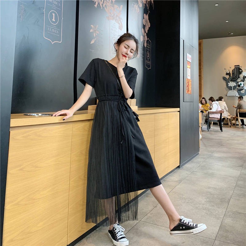 Đầm Nữ Tay Ngắn Cổ Chữ V Thời Trang Quyến Rũ | BigBuy360 - bigbuy360.vn