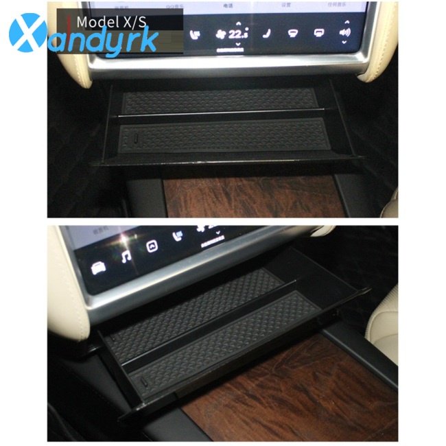 Box Drawer Tray For Tesla Model S/ Console Style Storage Center Car