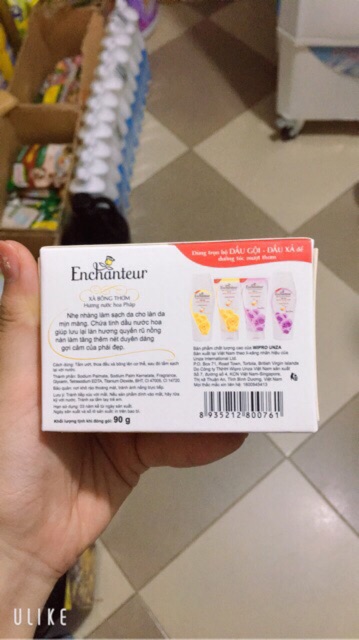 Bánh xà phòng Enchanteur