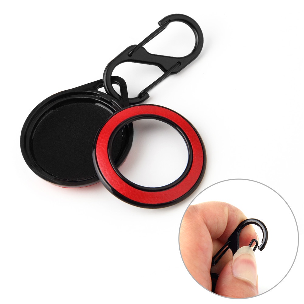 Bao Da Điện Thoại PU + PC Cứng Kèm Móc Khóa Chống Thất Lạc Chống Sốc Sang Trọng Cho Apple Air Tag