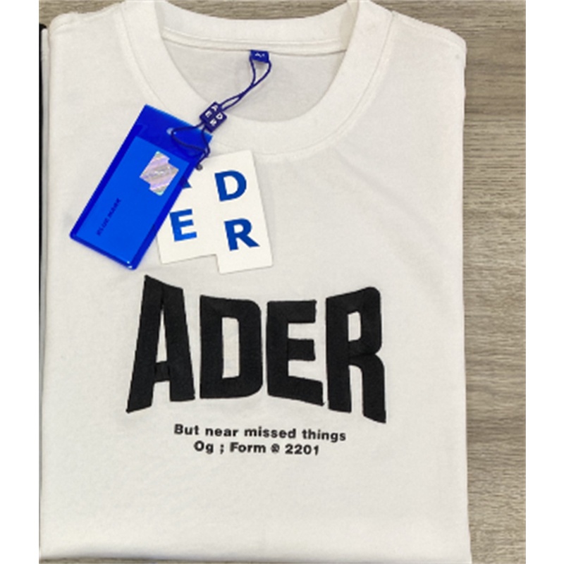 Áo thun cotton tay ngắn thêu chữ ader error thời trang cho cặp đôi