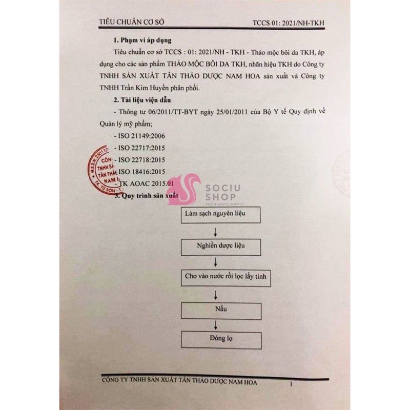 Kem thảo mộc bôi da Trần Kim Huyền