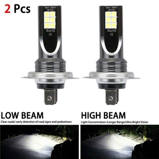 2 bóng đèn pha LED H7 6W 1000LM 6000K
