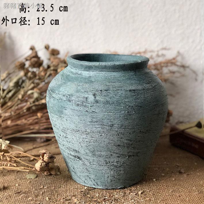Bình Hoa Bằng Đất Sét Phong Cách Cổ Điển