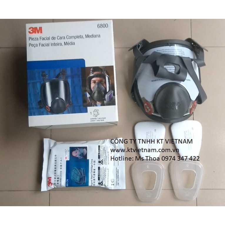 TRỌN BỘ 3M 6800 + 3M 6001 + 5N11 + nắp 501