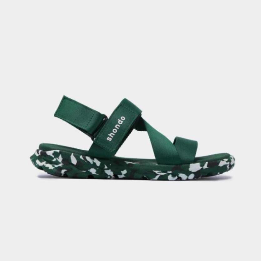 Giày Sandals SHAT SHONDO F6 Sport- F6S505 xanh rêu camo _aedws1 2gf3