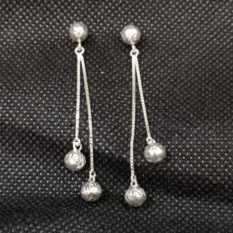 Bông tai tua dua bạc ta _Van jw