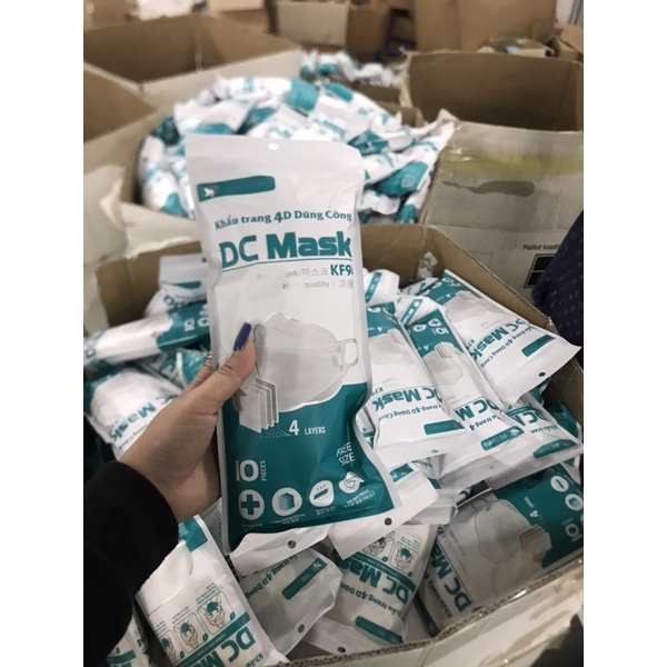 1 thùng 300 chiếc khẩu trang DC mask chống bụi mịn và kháng khuẩn theo công nghệ Hàn Quốc