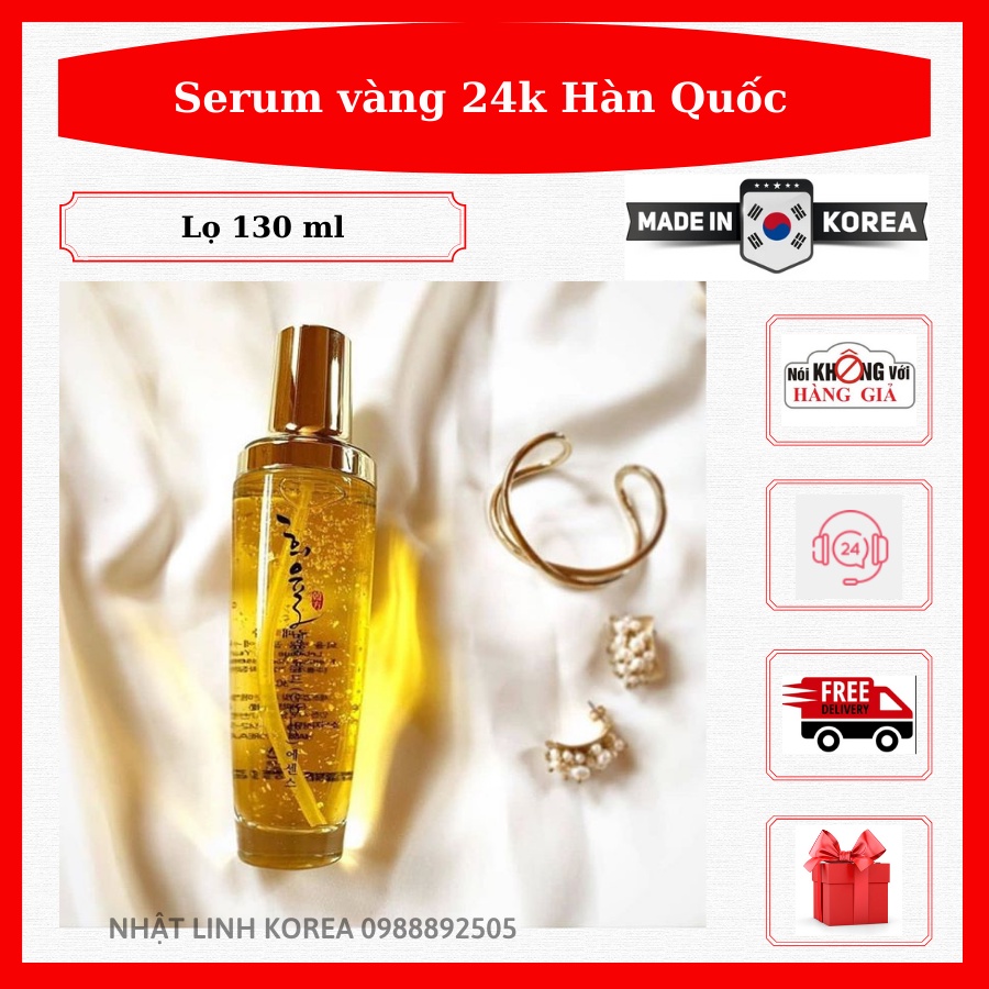 Serum vàng 24k - Tinh chất vàng 24k cao cấp Labelage Hàn Quốc