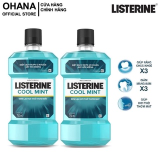 Nước súc miệng Listerine cool mint