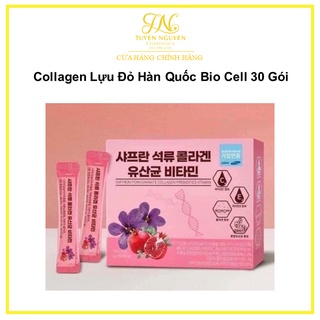 Collagen lựu đỏ hàn quốc bio cell 30 gói