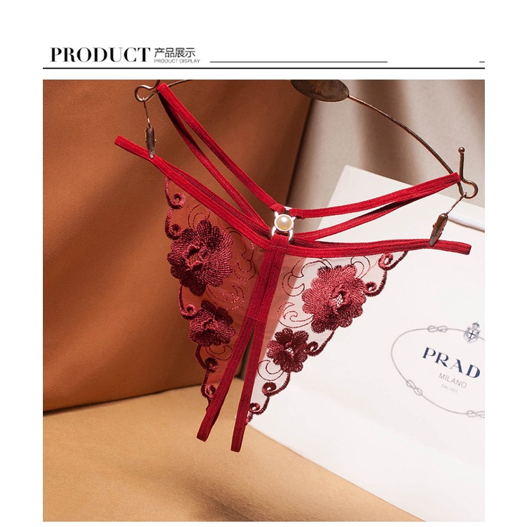 Quần lót nữ ren sexy cao cấp SD2237 mềm mại xuyên thấu gợi cảm thoáng mát từ 40kg-55kg