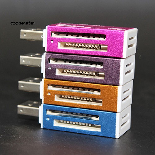 Đầu Đọc Thẻ Nhớ Usb 2.0 Tất Cả Trong 1 Cho Micro Sd Sdhc Tf M2 Mmc Ms Ms Pro