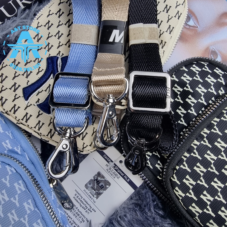 Túi Đeo Chéo MLB NY Mini Cross Monogram New York Yankees Full Tag Code