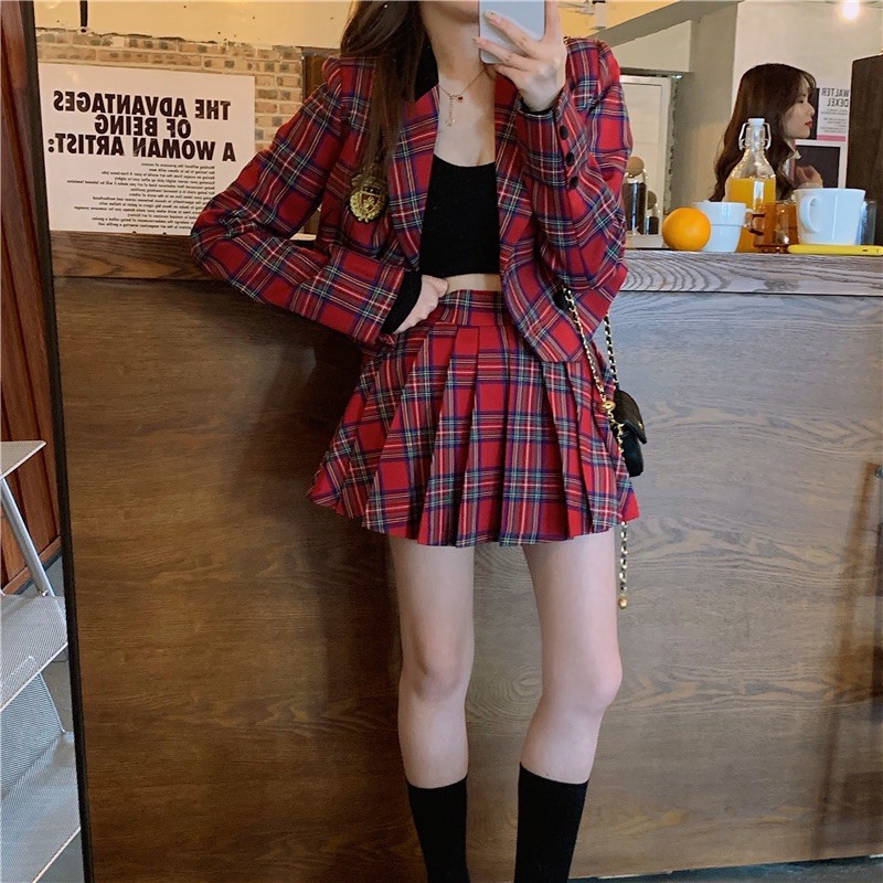 Set Vest Caro Đỏ | BigBuy360 - bigbuy360.vn