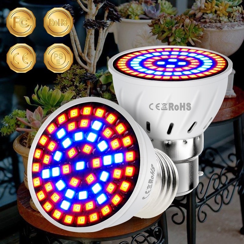 Bóng đèn LED UV kích thích tăng trưởng cây trồng 220V