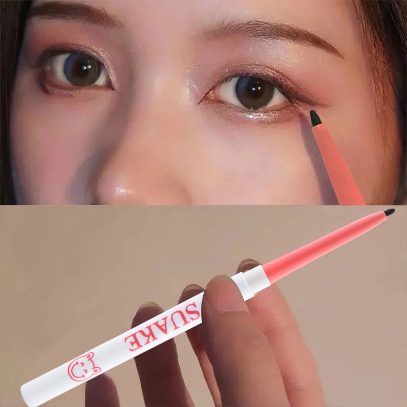 Bút Gel Kẻ Mắt Màu Đen Nhanh Khô Chống Thấm Nước Và Mồ Hôi Lâu Trôi