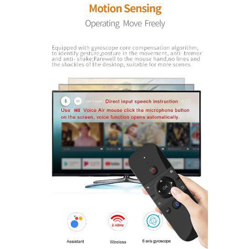 Chuột Bay Điều Khiển Từ Xa Không Dây M8 2.4g | BigBuy360 - bigbuy360.vn