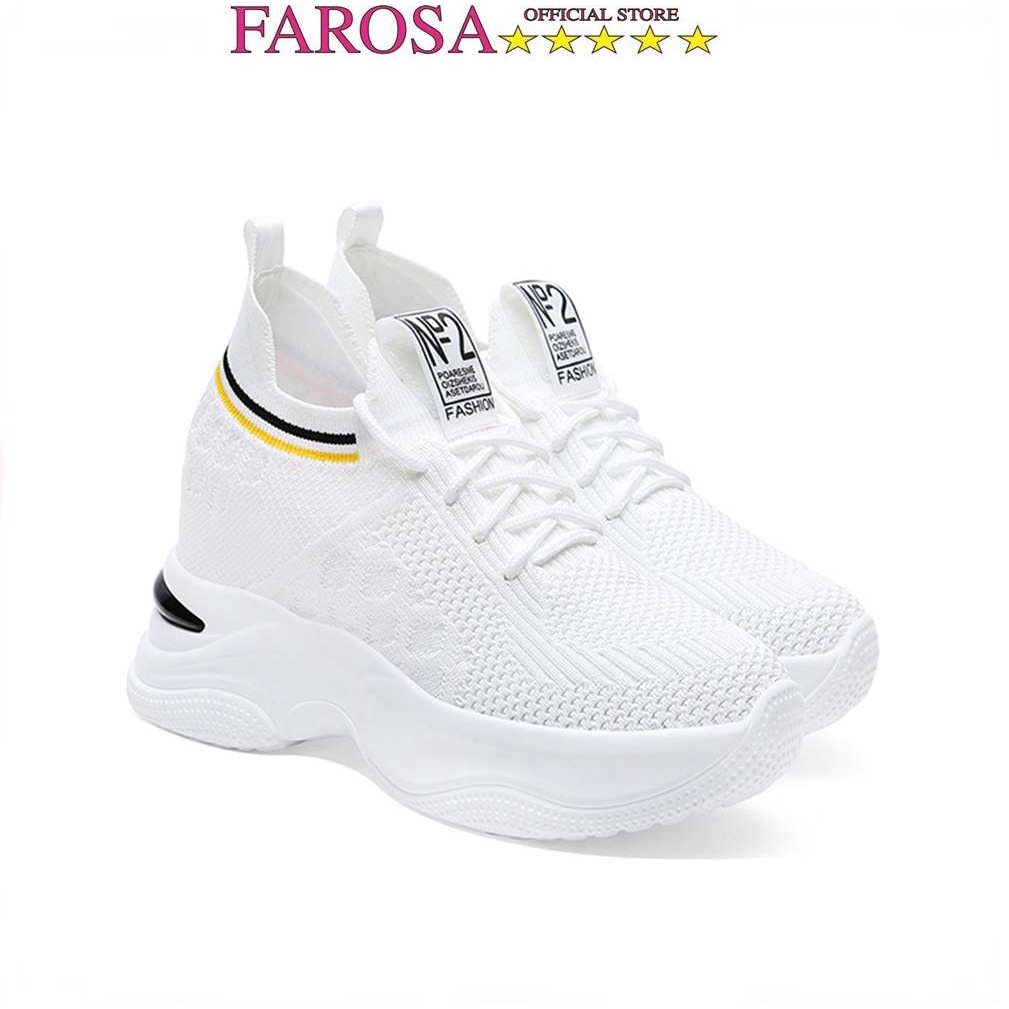 Giày nữ sneakers thể thao nữ FAROSA - T06 đế cao phong cách Hàn Quốc chất vải lưới cực thoáng