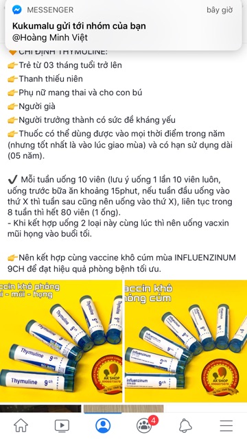 Vaccin khô phòng tai mũi họng (vắc xin khô tai mũi họng) hàng chính hãng