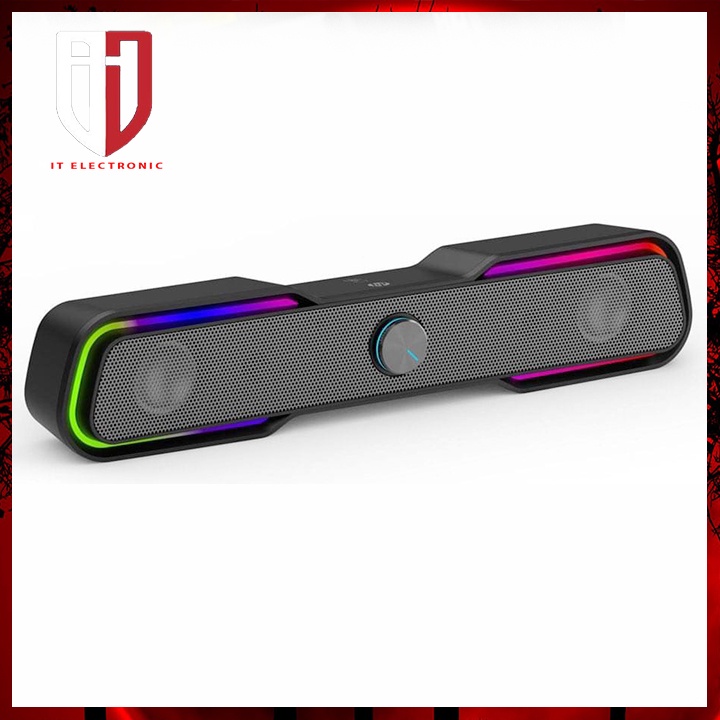 Loa máy tính nghe nhạc hp DHE-6002 led RGB loa vi tính thanh cây chính hãng có dây bass mạnh