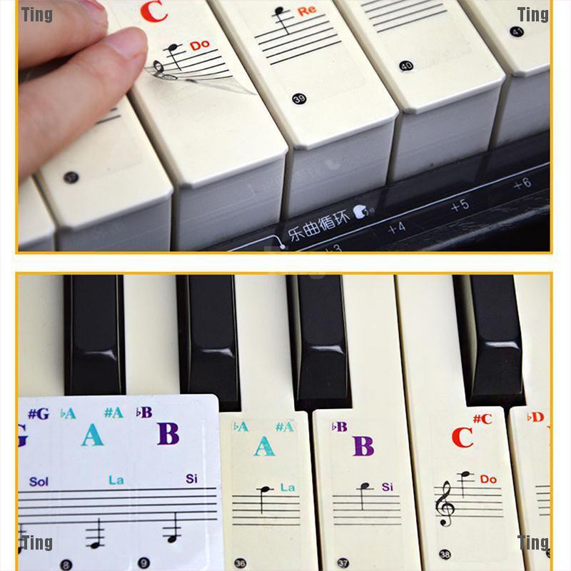 Miếng dán bàn phím đàn piano trong suốt 88/61/54/49/37/32