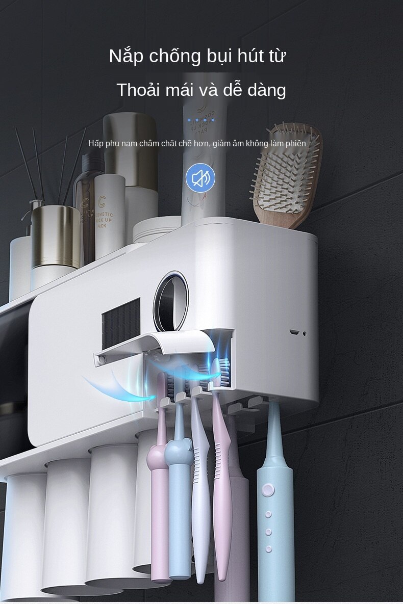 Giá Bàn Chải Đánh Răng Tia Cực Tím Khử Trùng Diệt Khuẩn Đa Năng Miễn Đục Lỗ | BigBuy360 - bigbuy360.vn