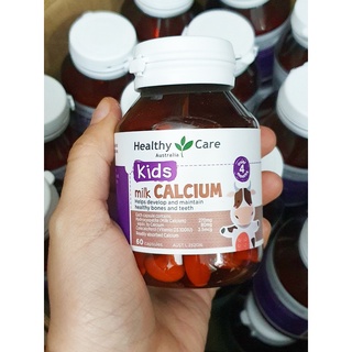 Date 2/26 - viên canxi sữa cho bé milk calcium healthy care chai 60 viên của úc