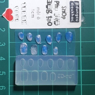 Khuôn Silicon khối mỏng làm handmade