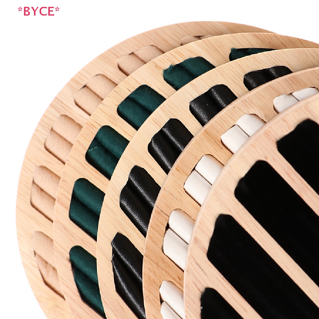 Khay Tròn Phẳng Trưng Bày Nhẫn Trang Sức Tiện Dụng Mới