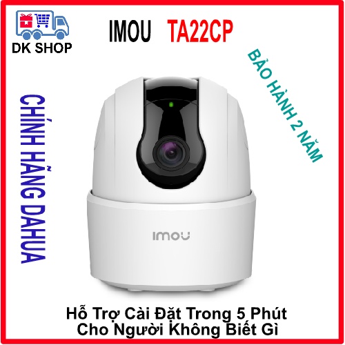 [Chính Hãng] Camera Ip Wifi (Dahua) Imou A2 - A22EP-V3 2.0MP 1080P - Mới Tốt Hơn A22EP Cũ và TA22CP - Xoay 360 Độ.