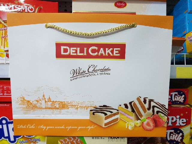 BÁNH KEM WHITE CHOCOLATE DELI CAKE 322G